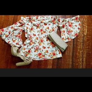 Silky Off Shoulder Blouse